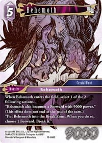 Behemoth - Opus XII - Final Fantasy TCG card