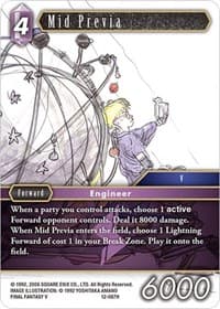 Mid Previa - Opus XII - Final Fantasy TCG card