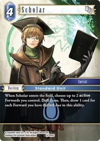 Scholar (Special) - Opus XII - Final Fantasy TCG card