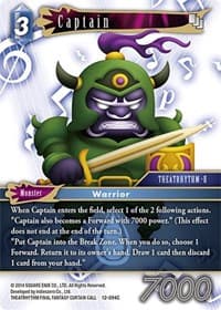 Captain - Opus XII - Final Fantasy TCG card