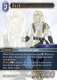 Dusk - Opus XII - Final Fantasy TCG card