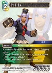 Prishe - Opus XII - Final Fantasy TCG card
