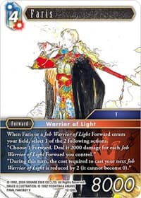 Faris - Opus XII - Final Fantasy TCG card