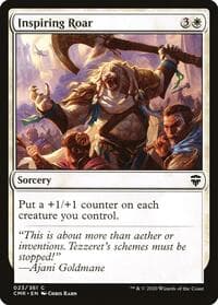 Inspiring Roar - Commander Legends - Magic: The Gathering card