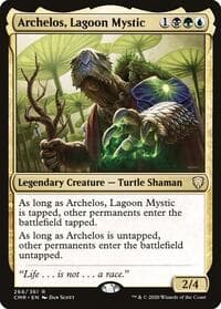 Archelos, Lagoon Mystic - Commander Legends - Magic: The Gathering card