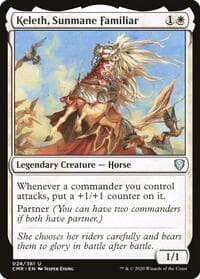 Keleth, Sunmane Familiar - Commander Legends - Magic: The Gathering card