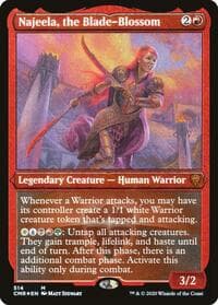 Najeela, the Blade-Blossom (Foil Etched) - Commander Legends - Magic: The Gathering card