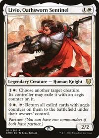 Livio, Oathsworn Sentinel - Commander Legends - Magic: The Gathering card