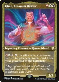 Ghen, Arcanum Weaver (Foil Etched) - Commander Legends - Magic: The Gathering card