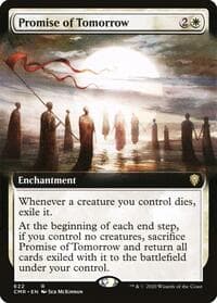 Promise of Tomorrow (Extended Art) - Commander Legends - Magic: The Gathering card