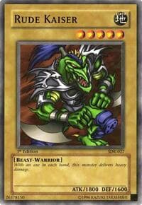 Rude Kaiser - Starter Deck: Kaiba - YuGiOh card