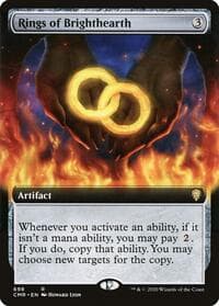 Rings of Brighthearth (Extended Art) - Commander Legends - Magic: The Gathering card