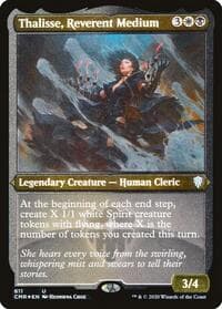 Thalisse, Reverent Medium (Foil Etched) - Commander Legends - Magic: The Gathering card