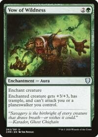 Vow of Wildness - Commander Legends - Magic: The Gathering card