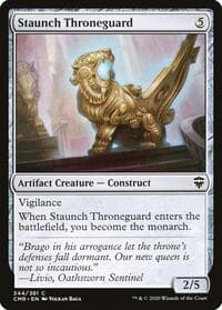 Staunch Throneguard - Commander Legends - Magic: The Gathering card