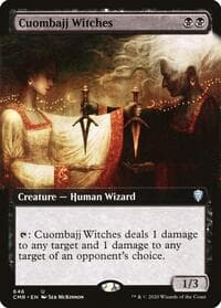 Cuombajj Witches (Extended Art) - Commander Legends - Magic: The Gathering card