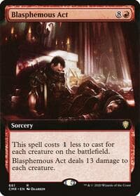 Blasphemous Act (Extended Art) - Commander Legends - Magic: The Gathering card