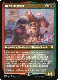 Hans Eriksson (Foil Etched) - Commander Legends - Magic: The Gathering card