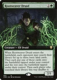 Rootweaver Druid (Extended Art) - Commander Legends - Magic: The Gathering card