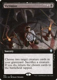 Victimize (Extended Art) - Commander Legends - Magic: The Gathering card