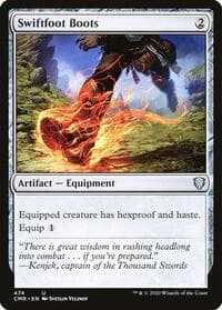 Swiftfoot Boots - Commander Legends - Magic: The Gathering card