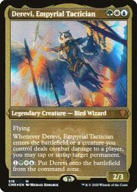 Derevi, Empyrial Tactician (Foil Etched) - Commander Legends - Magic: The Gathering card