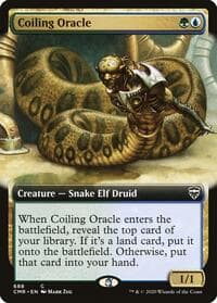 Coiling Oracle (Extended Art) - Commander Legends - Magic: The Gathering card