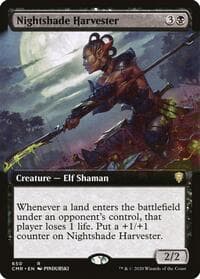 Nightshade Harvester (Extended Art) - Commander Legends - Magic: The Gathering card