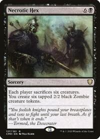 Necrotic Hex - Commander Legends - Magic: The Gathering card