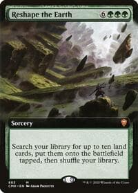 Reshape the Earth (Extended Art) - Commander Legends - Magic: The Gathering card