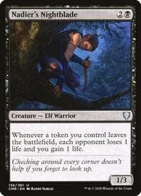 Nadier's Nightblade - Commander Legends - Magic: The Gathering card