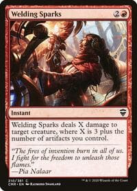 Welding Sparks - Commander Legends - Magic: The Gathering card