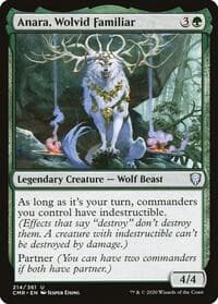Anara, Wolvid Familiar - Commander Legends - Magic: The Gathering card