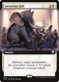 Generous Gift (Extended Art) - Commander Legends - Magic: The Gathering card