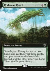 Kodama's Reach (Extended Art) - Commander Legends - Magic: The Gathering card