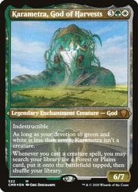 Karametra, God of Harvests (Foil Etched) - Commander Legends - Magic: The Gathering card