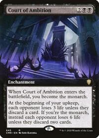 Court of Ambition (Extended Art) - Commander Legends - Magic: The Gathering card