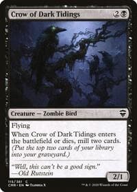 Crow of Dark Tidings - Commander Legends - Magic: The Gathering card