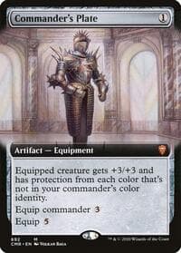 Commander's Plate (Extended Art) - Commander Legends - Magic: The Gathering card
