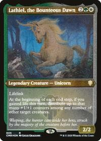 Lathiel, the Bounteous Dawn (Foil Etched) - Commander Legends - Magic: The Gathering card