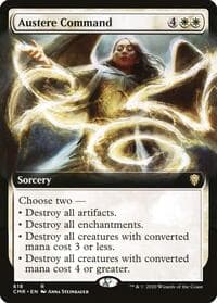 Austere Command (Extended Art) - Commander Legends - Magic: The Gathering card