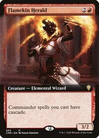 Flamekin Herald (Extended Art) - Commander Legends - Magic: The Gathering card