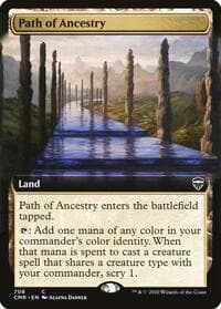 Path of Ancestry (Extended Art) - Commander Legends - Magic: The Gathering card