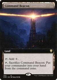 Command Beacon (Extended Art) - Commander Legends - Magic: The Gathering card