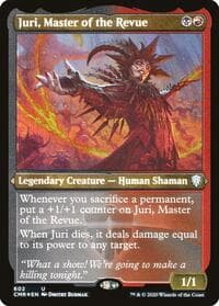 Juri, Master of the Revue (Foil Etched) - Commander Legends - Magic: The Gathering card