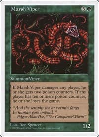 Marsh Viper - Fifth Edition - Magic: The Gathering card