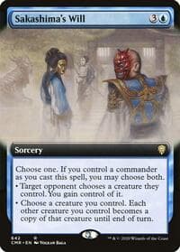 Sakashima's Will (Extended Art) - Commander Legends - Magic: The Gathering card