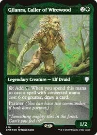 Gilanra, Caller of Wirewood (Foil Etched) - Commander Legends - Magic: The Gathering card