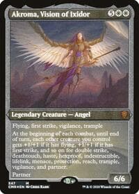 Akroma, Vision of Ixidor (Foil Etched) - Commander Legends - Magic: The Gathering card