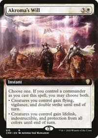 Akroma's Will (Extended Art) - Commander Legends - Magic: The Gathering card